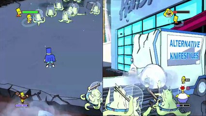 The Simpsons Game online multiplayer - ps3