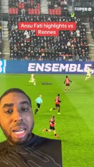 Highlights Ansu Fati As Monaco - Rennes