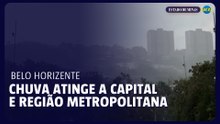 Chuva atinge várias regiões da capital mineira e região metropolitana neste domingo