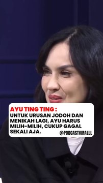 Ayu Ting Ting mengaku pilih2 untuk urusan jodoh atau menikah lagi, Bilqis juga belum setuju kalo Ayu menikah lagi ungkapnya ke Sara Wijayanto.#ayutingting #menikah #bilqis #sarawijayanto #fyp #videoviral #podcastviral