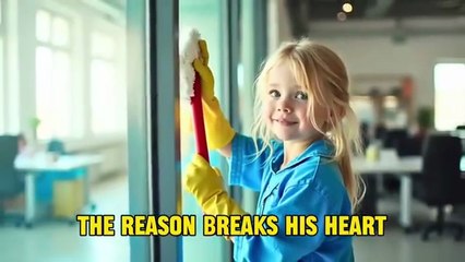 Millionaire Sees Exhausted Girl Cleaning His Office — The Truth Breaks His Heart | Heart-Touching Story