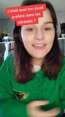 les jouets dans les céréales de notre jeunesse