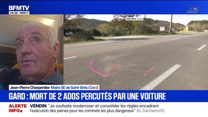 Gard: Jean-Pierre Charpentier, maire de Saint-Brès, fait le point après la mort de deux adolescents sur une route départementale