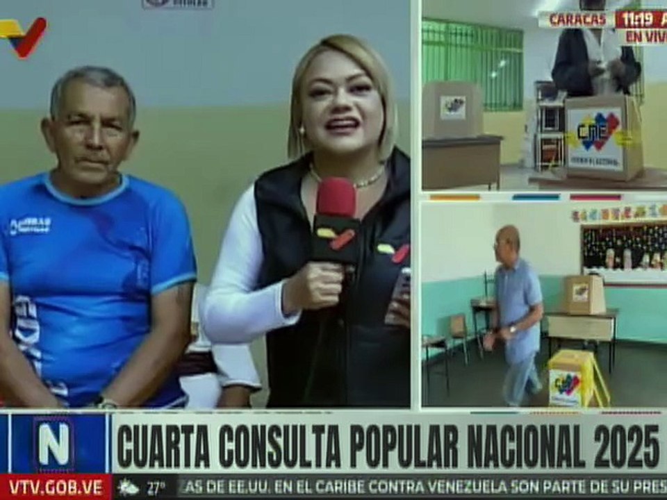 Caracas | Habitantes de la parroquia 23 de Enero participan con alegría en la Consulta Popular