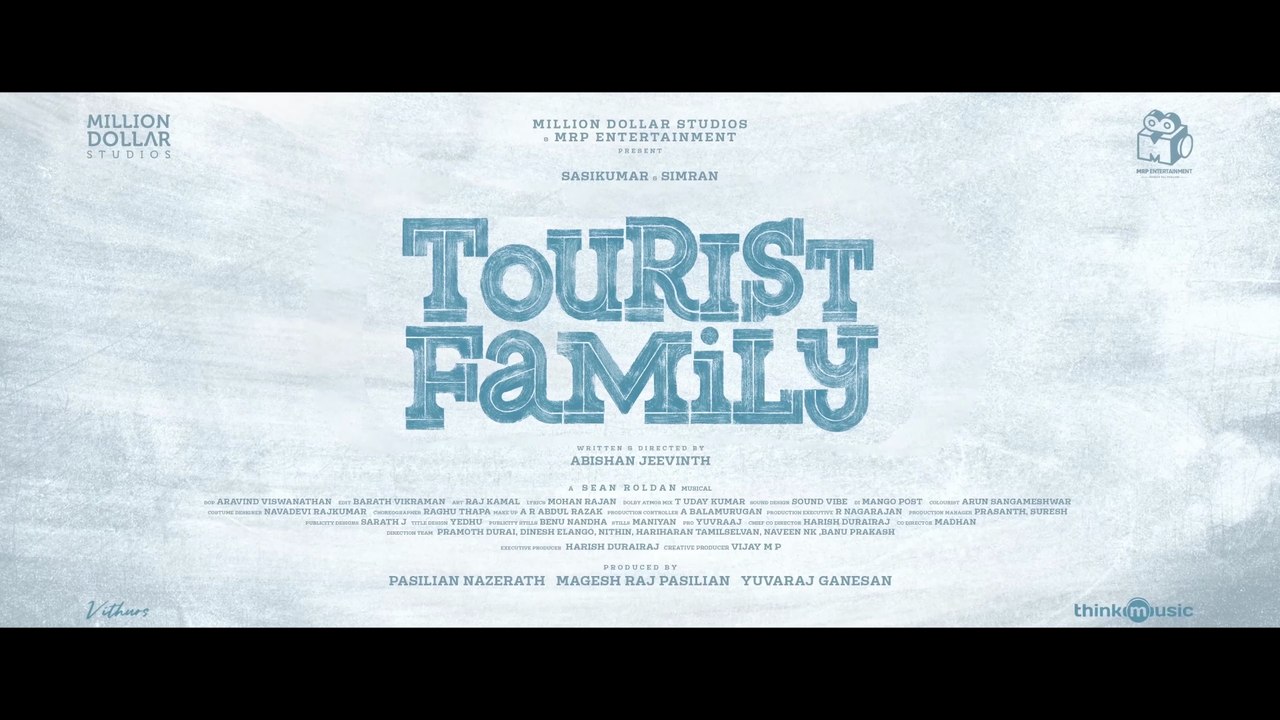 Tourist Family - Official Trailer ｜ Sasikumar ｜ Simran ｜ Sean Roldan ｜ Abishan Jeevinth