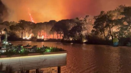 Massive forest fire in Turkey turns scenic Belek into a danger zone