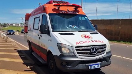 Mulher em surto tenta se jogar nos carros na BR-277 em Cascavel