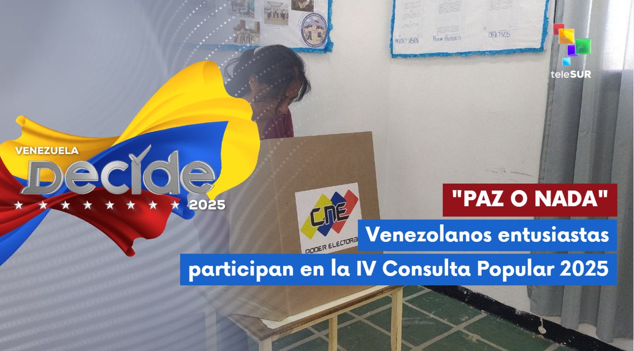 Venezuela con el voto hace un llamado a la paz