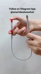 Drain Pipe Cleaner StickFollow on Telegram App@smartdealsmarket