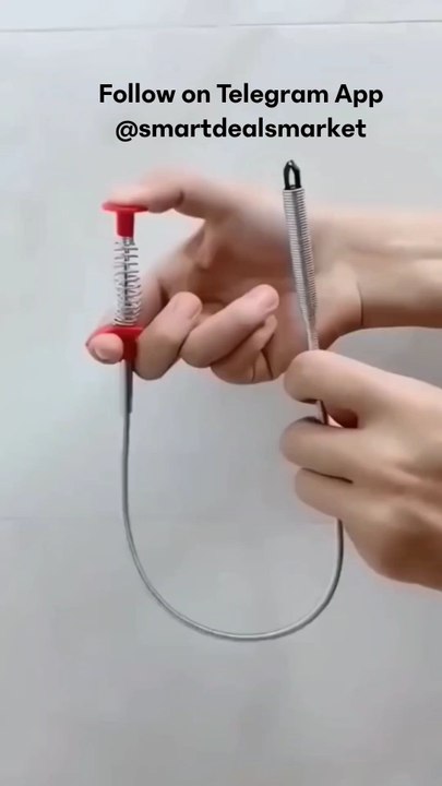 Drain Pipe Cleaner StickFollow on Telegram App@smartdealsmarket
