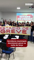 Servidores da Prefeitura de Navegantes em estado de greve