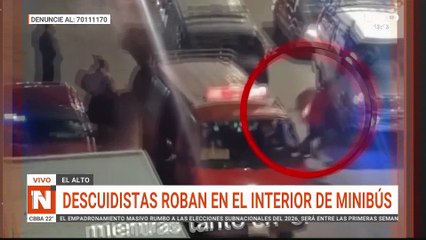 OJO CIUDADANO ASI OPERAN LOS DELINCUENTES EN LA PAZ