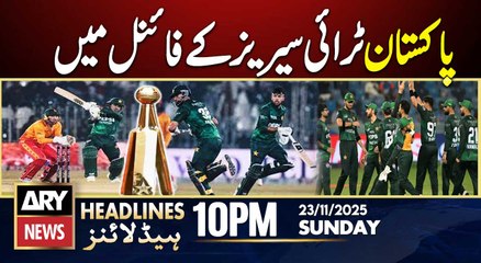 Pakistan Defeats Zimbabwe to Reach the Final | ARY News 10 PM Headlines | 23rd Nov 2025