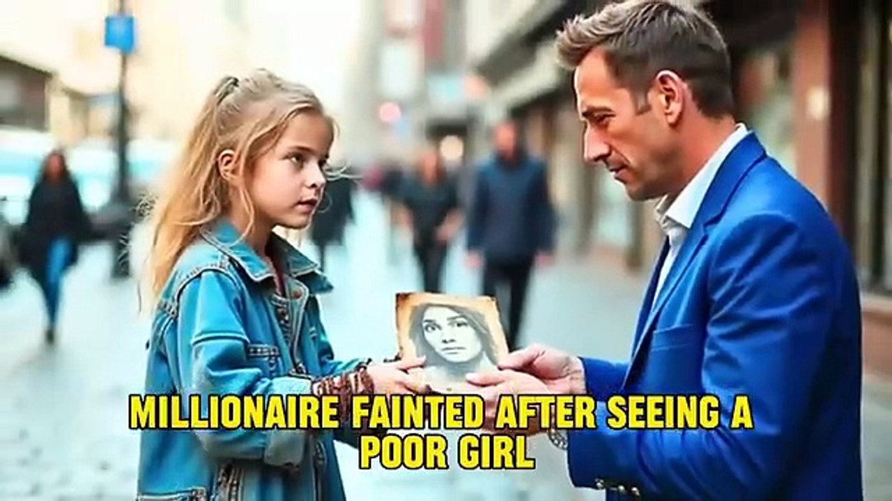 Millionaire Faints After Seeing Poor Girl Holding a Photo of His Late Wife — “She’s My Mommy!” | Emotional Story