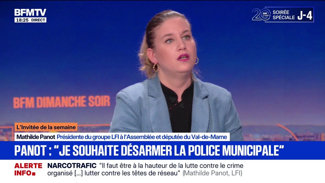 Sécurité: Mathilde Panot (LFI), déclare qu'elle est "favorable à la police de proximité" et "souhaite désarmer la police municipale"