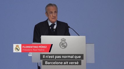 Pérez attaque le Barça dans l'affaire Negreira : "Ce n'est pas normal"