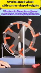 😎“Overbalanced Wheel Explained Simply _ Amazing Gravity Mechanism!”#OverbalancedWheel#EngineeringFac