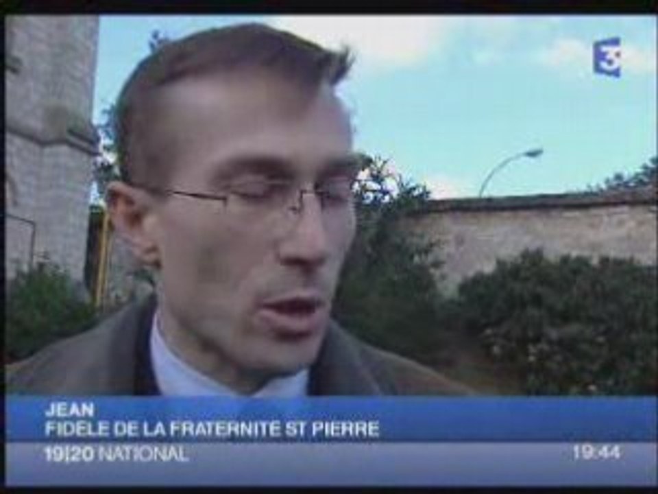 la Fraternité Saint Pierre à Fontainebleau Motu Proprio