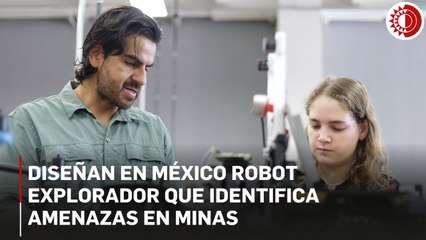 Diseñan en México robot explorador con redes neuronales y visión artificial que identifica amenazas en minas