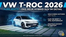 Neuer VW T-Roc Modelljahr 2026 – Technik, Ausstattung & Design-Update