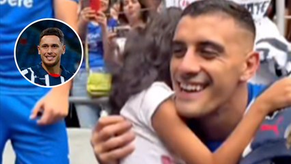 Lucas Ocampos tiene hermoso gesto con niña que entre lágrimas gritaba por conocer a Germán Berterame