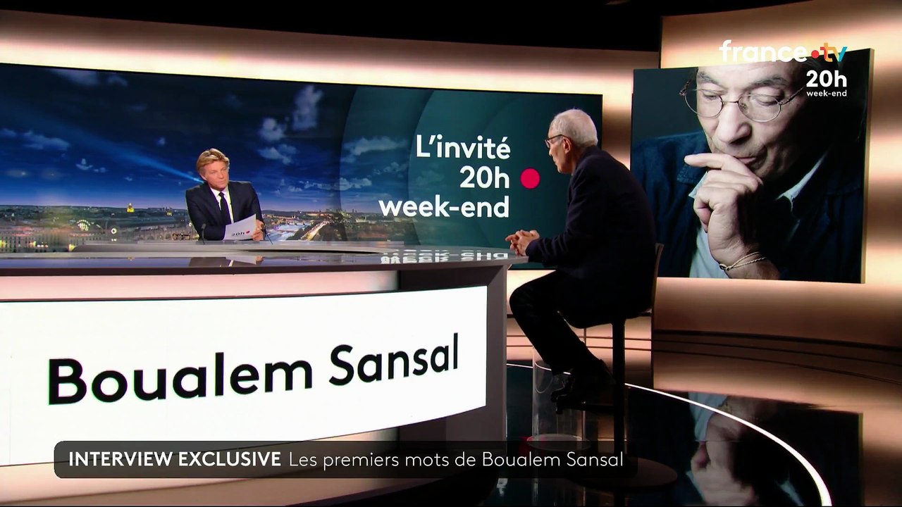 Premiers mots de Boualem Sansal sur France 2 : "Ma parole est contrainte, car j'ai peur pour ma famille et je pense aux autres détenus en Algérie"