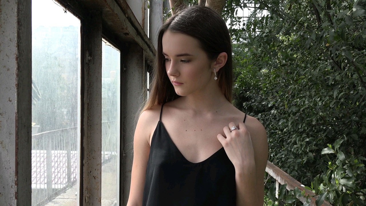 Beautiful Girl Walking in Nature | Aesthetic Slow Motion