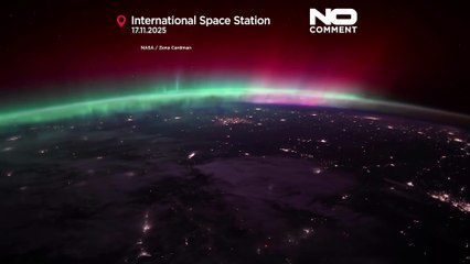 Aurora boreale dallo spazio: astronauta della NASA la immortala
