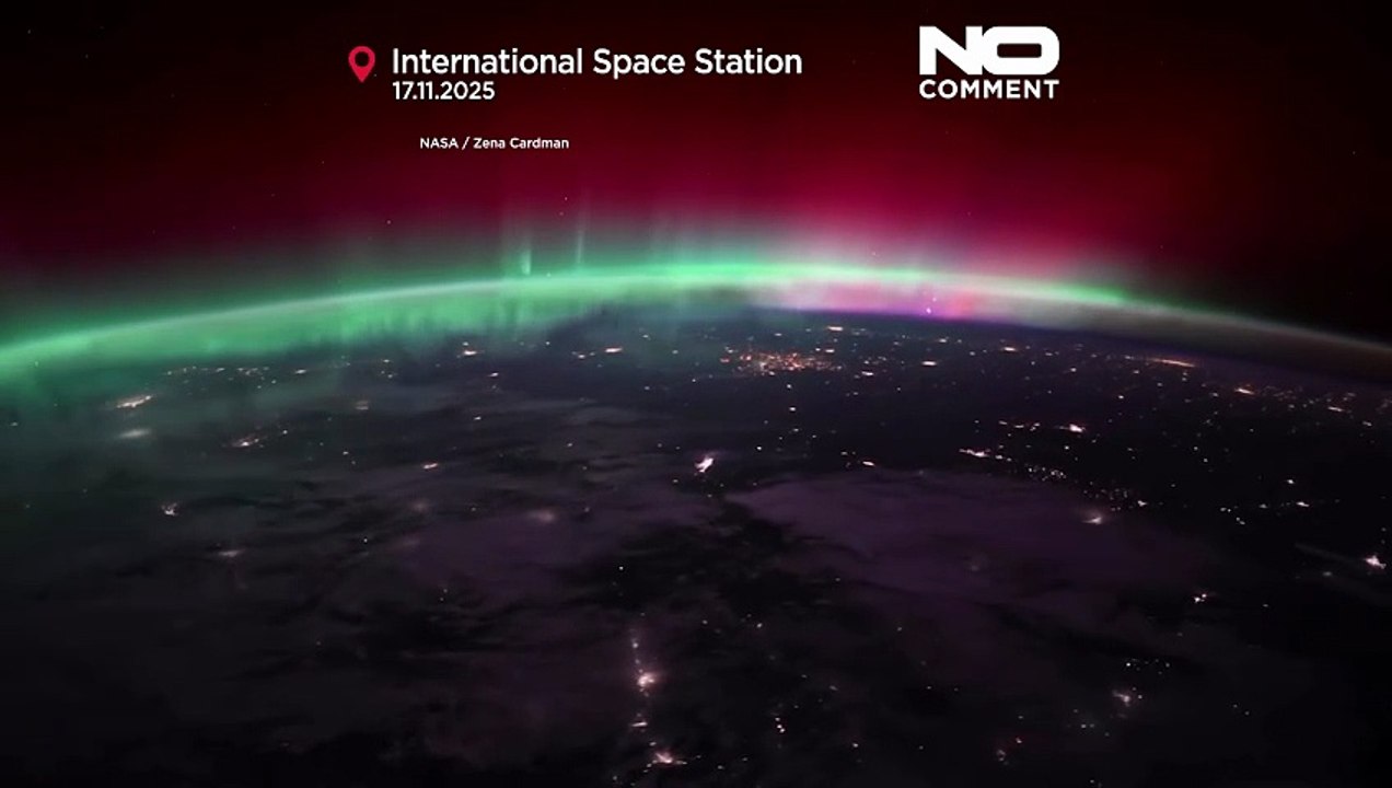 NASA-Astronaut fotografiert Nordlichter aus dem All