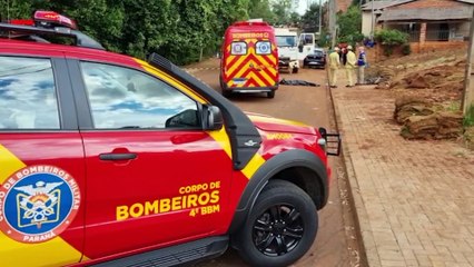 Ciclista morre após ser atingido por caminhão no bairro 14 de Novembro, em Cascavel