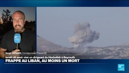 La frappe israélienne près de Beyrouth a fait cinq morts et 28 blessés
