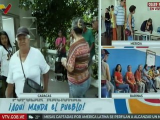 Caracas | Habitante de San Juan continúan con su participación en la Consulta Popular 2025