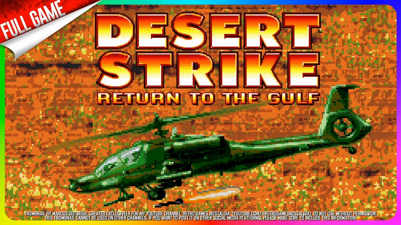Desert Strike: Return to the Gulf (SNES - US) Longplay