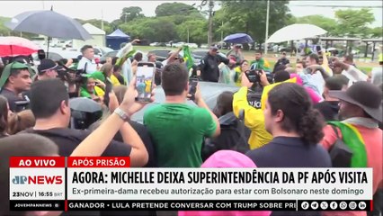 Michelle deixa superintendência da PF após visita a Jair Bolsonaro