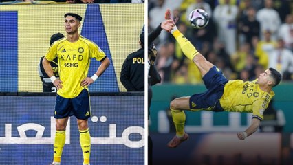 Cristiano Ronaldo aplica tremenda chilena en la victoria del Al Nassr