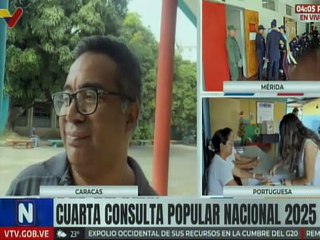 Caracas | Habitantes de Coche resaltan como exitoso la Cuarta Consulta Popular Nacional 2025