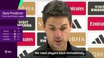 Six-point lead 'doesn't mean much' - Arteta shrugs off title talk