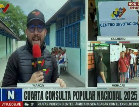 Yaracuyanos continúan participando en la Cuarta Consulta Popular Nacional 2025