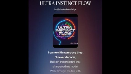 ULTRA INSTINCT FLOW – Shadow Knowledge (Official Music Audio)