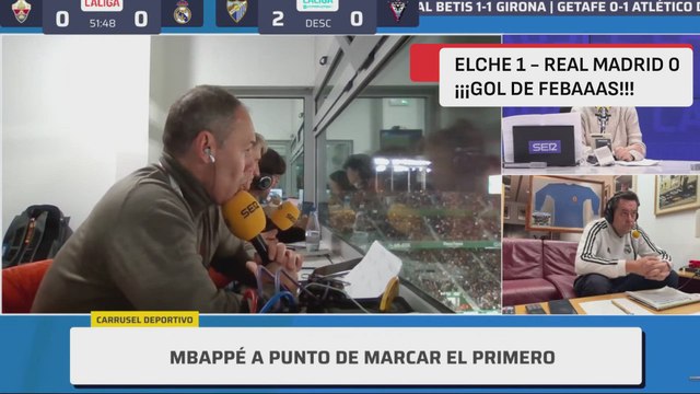 Resumen y goles del Elche vs Real Madrid | Audio Carrusel