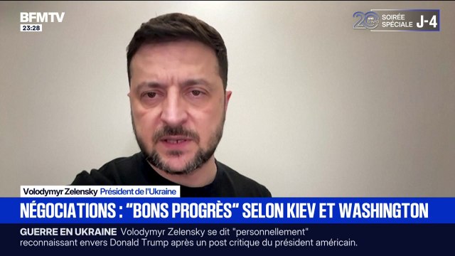 Plan de paix pour l'Ukraine: Volodymyr Zelensky déclare que les négociations se poursuivront jusqu'à ce soir