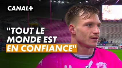 La réaction de Léo Barré heureux de la performance de son équipe