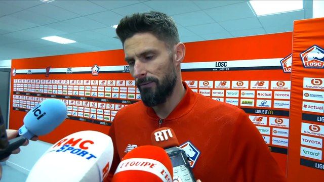 Olivier Giroud (Lille) sur son doublé contre le Paris FC après sa grosse disette : « La cage se faisait un peu petite » - Foot - Ligue 1
