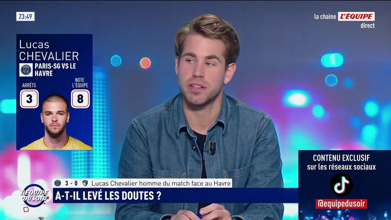 Lucas Chevalier sur la pression depuis son arrivée au PSG : « On se rend compte que c'est sans pitié » - Foot - Ligue 1 - PSG