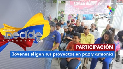 Jóvenes dicen presente en consulta popular de Venezuela