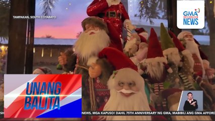 Mahigit 5,000 Santa Claus figures, tampok sa isang compound | Unang Balita