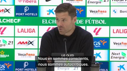 Real Madrid - Xabi Alonso pas satisfait mais retient que son équipe n'a pas baissé les bras