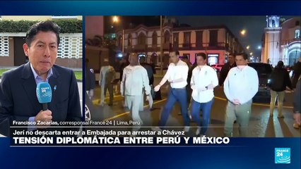 Informe desde Lima: presidente José Jerí evalúa incursión en embajada de México para capturar a Betssy Chávez