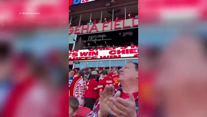 Taylor Swift spotted celebrating epicly at the Chiefs game