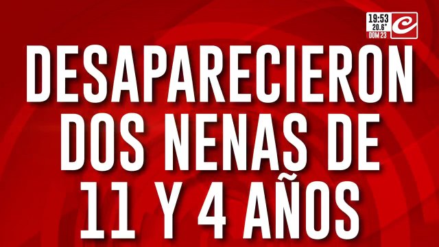 Desaparecieron dos nenas de 11 y 4 años: el chófer del colectivo dice no acordarse